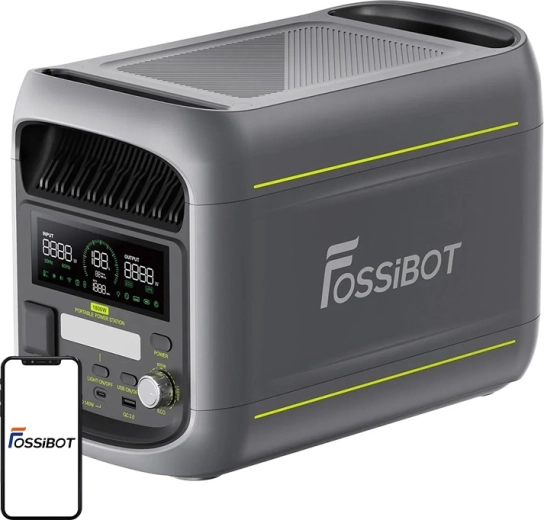Draagbaar laadstation FossiBOT F1800 1800 W grijs