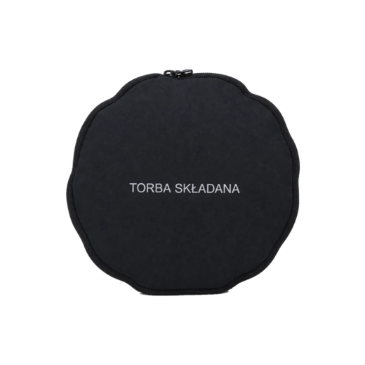 Sac de voyage pliable 25 l, noir, rond