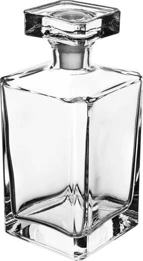 Glass stopper to protect aroma