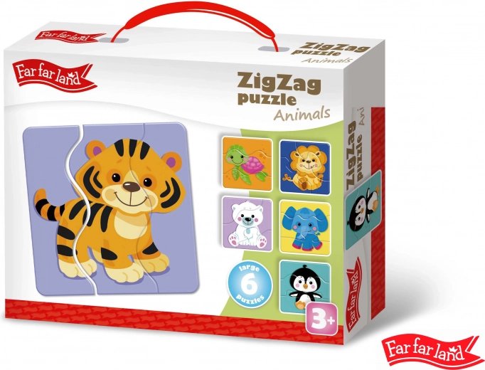 Puzzle ZigZag Animal Friends Far Far Land 6 Pictures