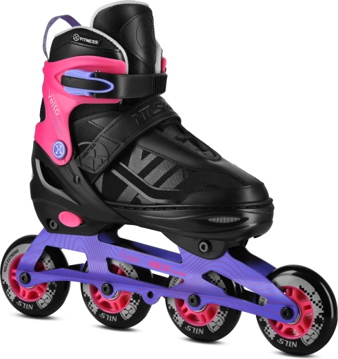 Nils Extreme Velto rolschaatsen roze – L (39-42)