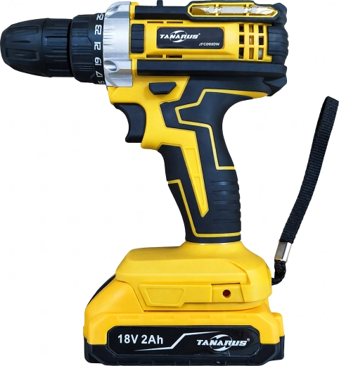 Two 2 Ah batteries for uninterrupted work