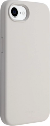 Coque magnétique en silicone pour iPhone 16e - beige pierre