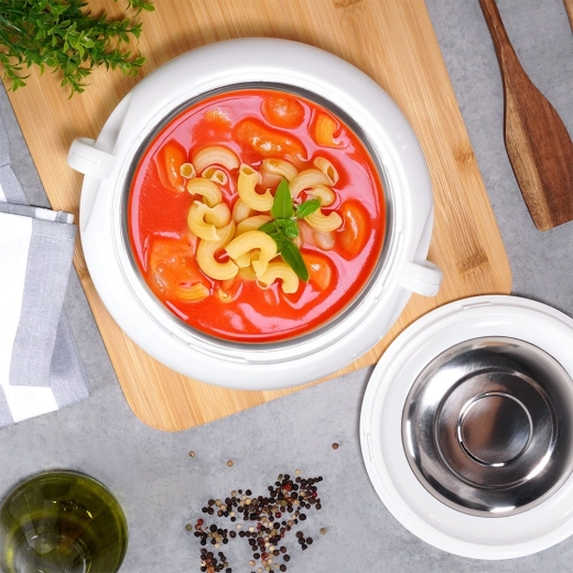 Hält die Temperatur bis zu 2 Stunden