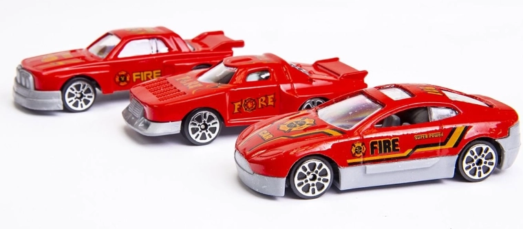3 Autos in der Packung