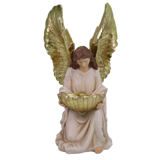Figurine décorative de Noël ange en résine 50 cm - 1 pièce