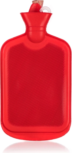 Durable rubber bottle with even heat radiation