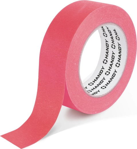 Ruban de masquage extérieur rose à base d’eau 50 m × 24 mm