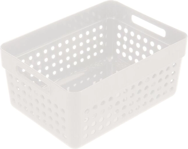 Terra mandje wit opbergorganizer 15,5 × 11,5 × 7,3 cm