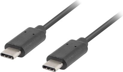 USB-C to USB-C 2.0 Cable, 1 m, Black