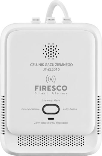 Firesco détecteur de gaz naturel jt-zl2010 (lng, méthane ch4)