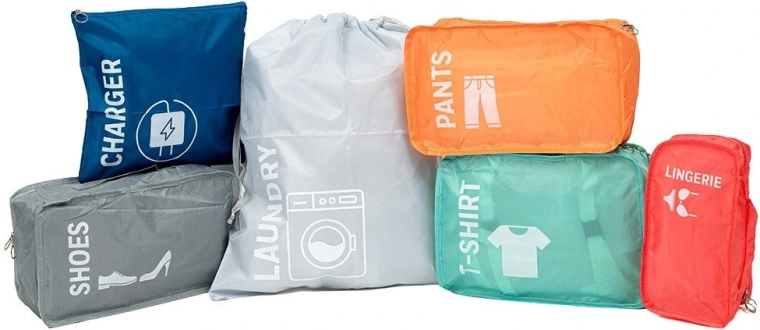 Compact storage and zip fastening