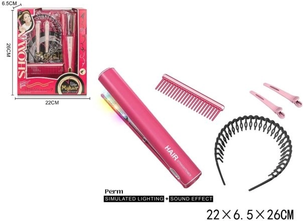 Kit de coiffure avec lisseur