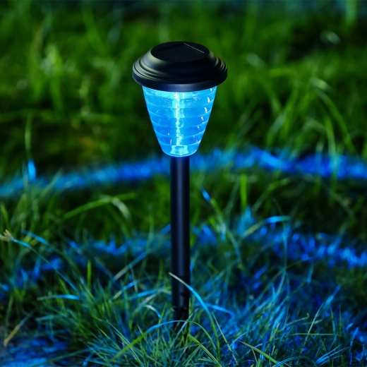 Zonne-energie grondlamp met RGB-led