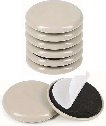 Patins glissants autocollants pour meubles 42 mm, lot de 8 pièces