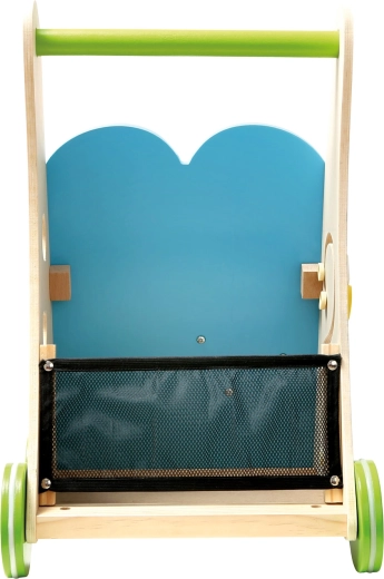 Quiet rubber wheels that protect floors