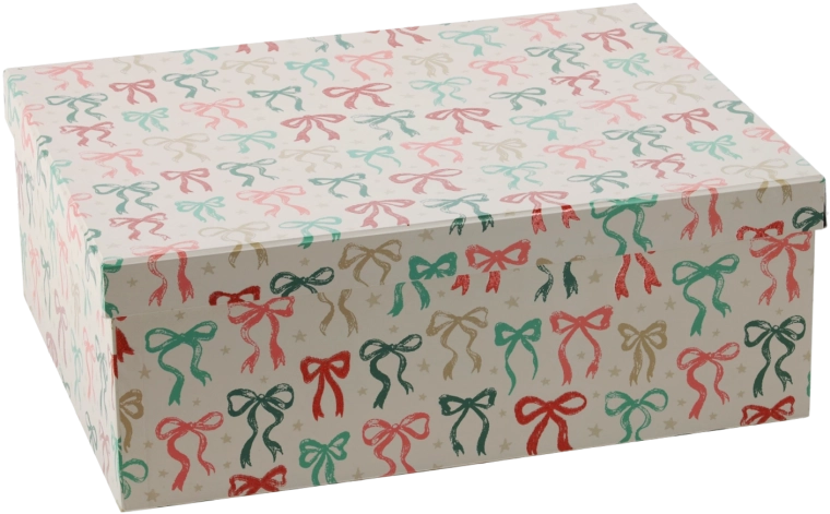 Geschenkbox Świąteczne Kokarda 37 × 28 × 14 cm
