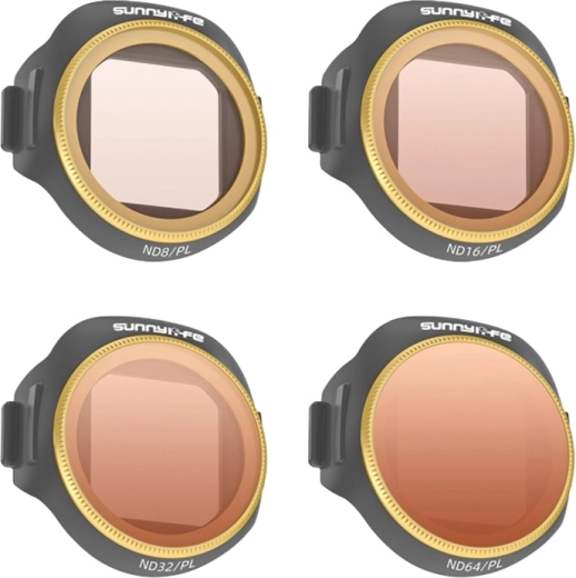 Set ND/PL-filters Sunnylife voor DJI Mini 5 Pro (ND8/PL, ND16/PL, ND32/PL, ND64/PL)