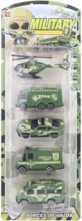Set militaire voertuigen - 5 stuks