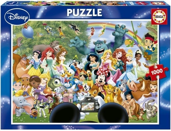 Educa Puzzle Amazing World of Disney II 1000 Pieces