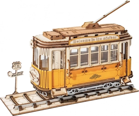 3D houten puzzel Tram van Rolife