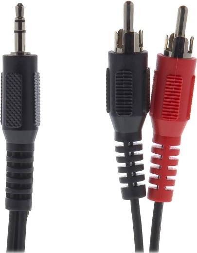 Sencor audiokabel 3,5mm jack naar 2× RCA, 2 m