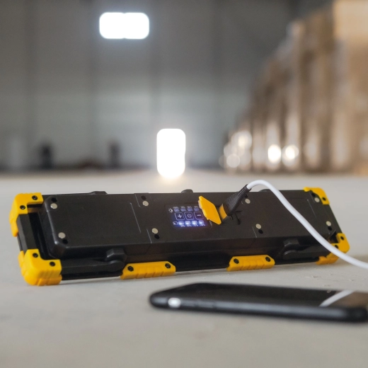 Work light with power bank function