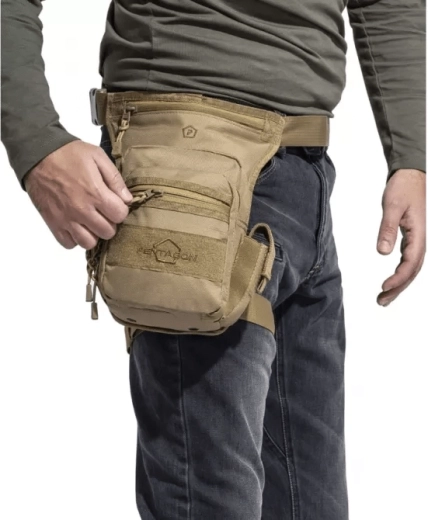 Thigh Bag PENTAGON MAX-S 2.0, Black