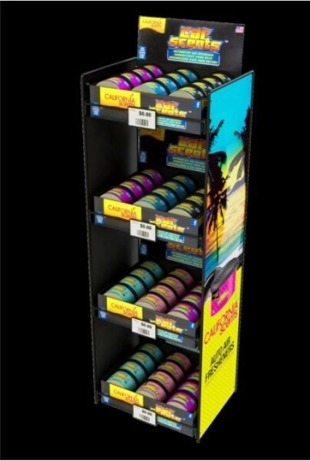Standaard voor luchtverfrissers California Scents Sidekick Max, 4 niveaus (48 stuks)