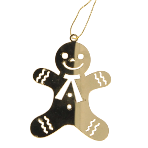 Glossy gold finish for festive sparkle