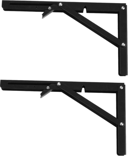 Console pliable pour étagère murale Maclean - lot de 2 pièces
