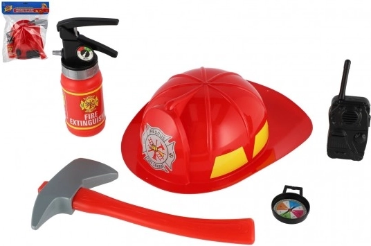 Firefighter Play Set for Kids with Helmet and Accessories
