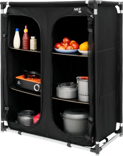 Drie niveaus aan opbergruimte met stevige legplanken