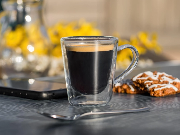 Ideal for 120 ml espresso