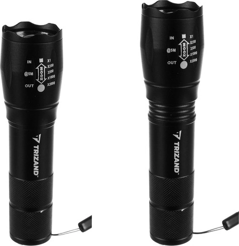 Stufenloser Zoom für breites und fokussiertes Licht