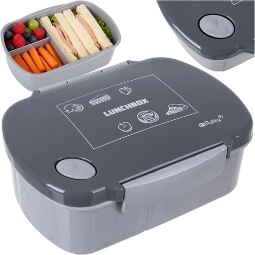 Lunchbox Ruhhy 800 ml gris