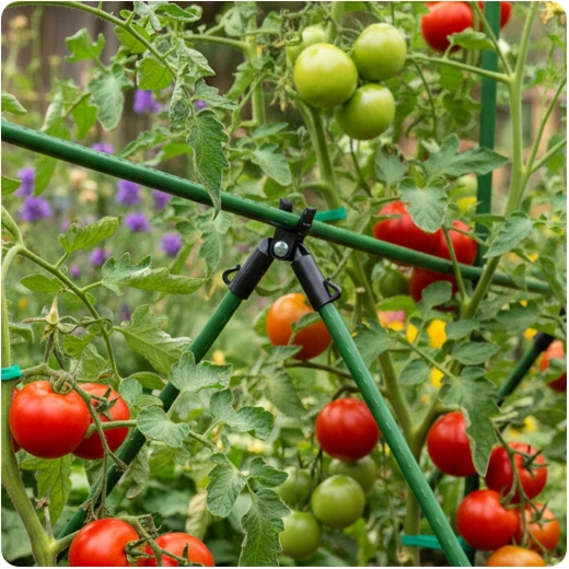 Strength for heavy tomato fruit