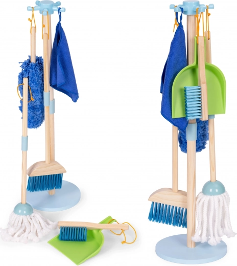 Houten schoonmaakset voor kinderen 7-delig ECOTOYS