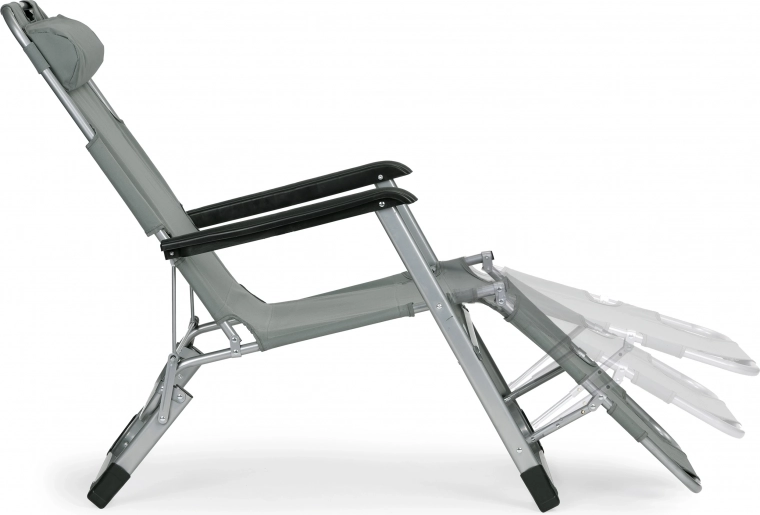 Verstellbare Fußstütze und Kopfkissen