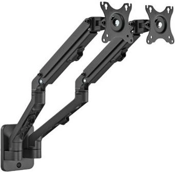 Support mural pour deux moniteurs, 17-27 pouces, charge maximale 7 kg