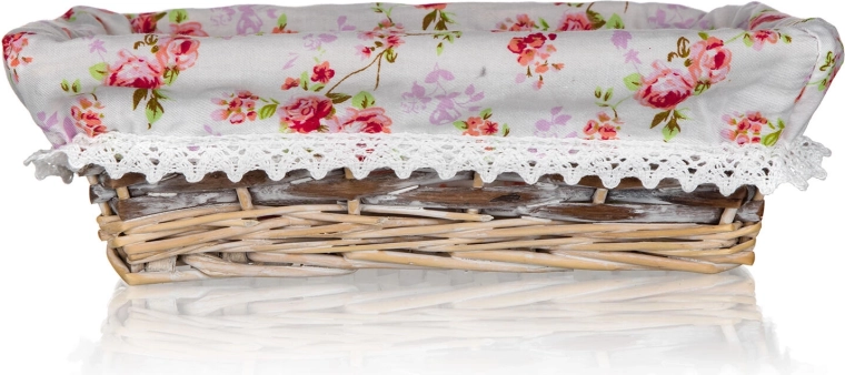 Natuurlijk rotan in bruin-witte patina