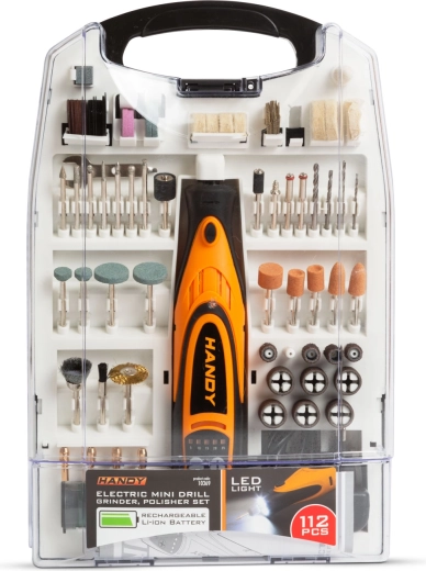 Nombreux accessoires dans une mallette pratique