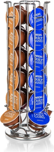 Clear organization of up to 24 capsules