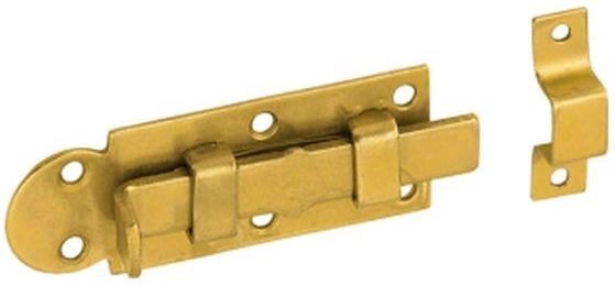 Eenvoudige schuifgrendel 80 × 30 × 3 mm, verzinkt