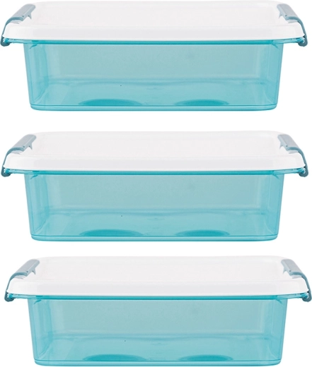 Arcticline set of 3 square food containers 0.6 L