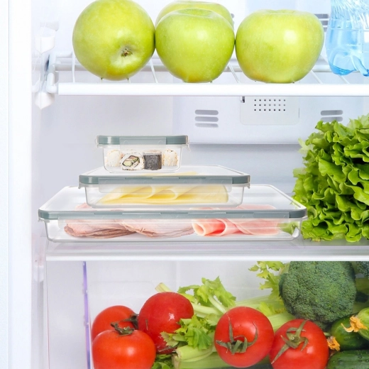 Niedriges Profil, ideal für den Kühlschrank