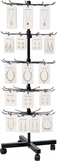 5 tiers with hooks for a large number of products