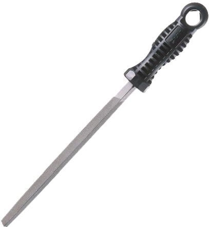 Lime triangulaire PZT 200 mm, taille croisée 12 × 12