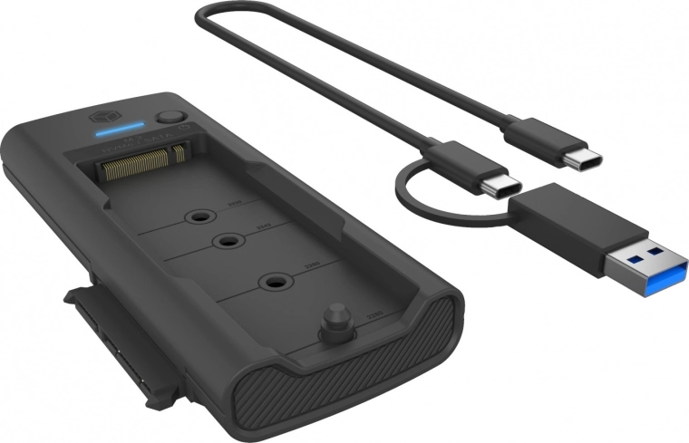 Station d'accueil de bureau pour SSD et disques NVMe