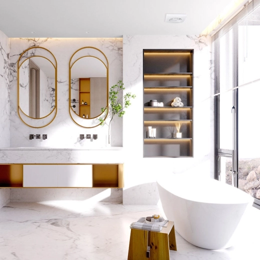 Voor badkamer, toilet en keuken